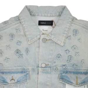 VESTE BOSSELLÉE Indigo VESTES EN DENIM