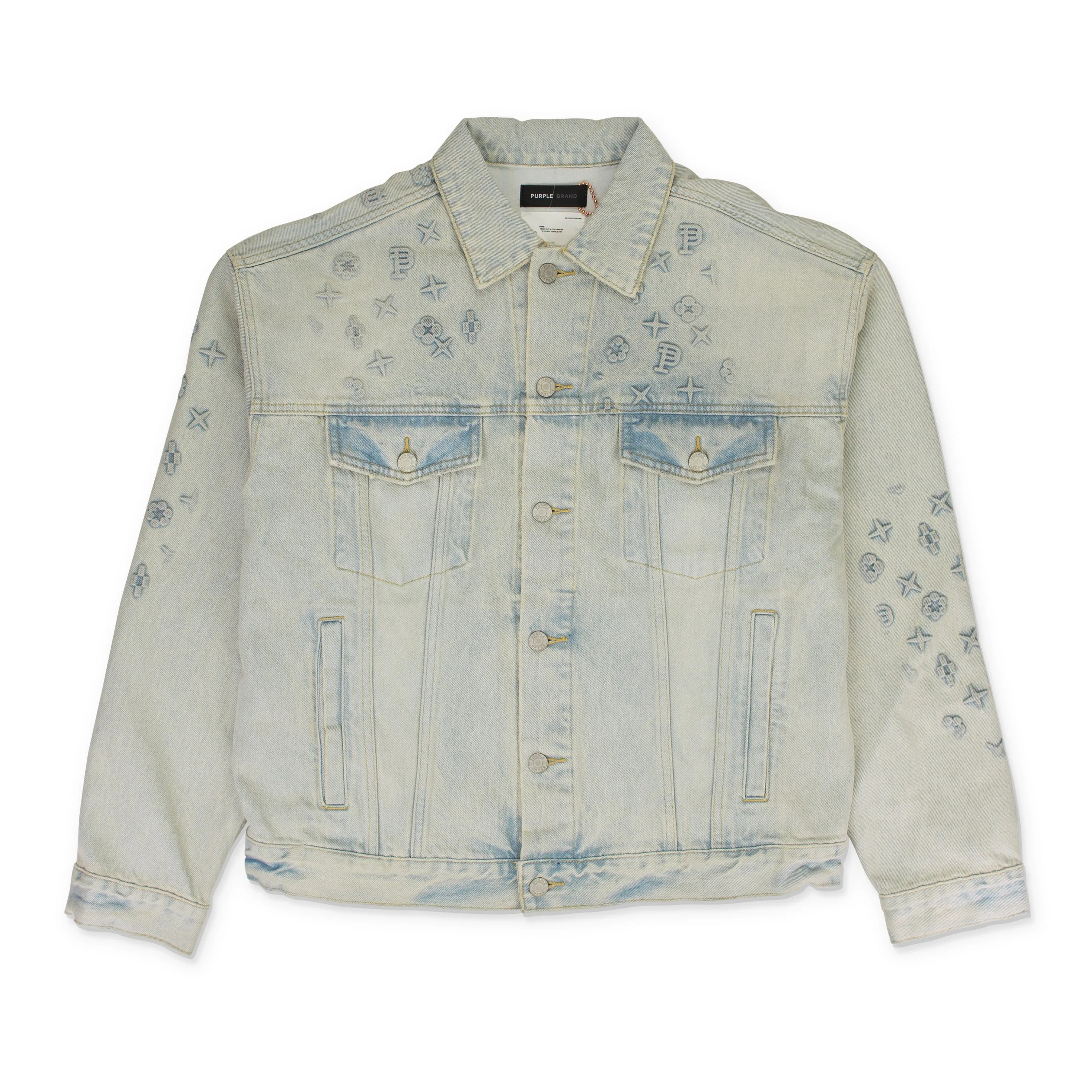 VESTE BOSSELLÉE Indigo VESTES EN DENIM