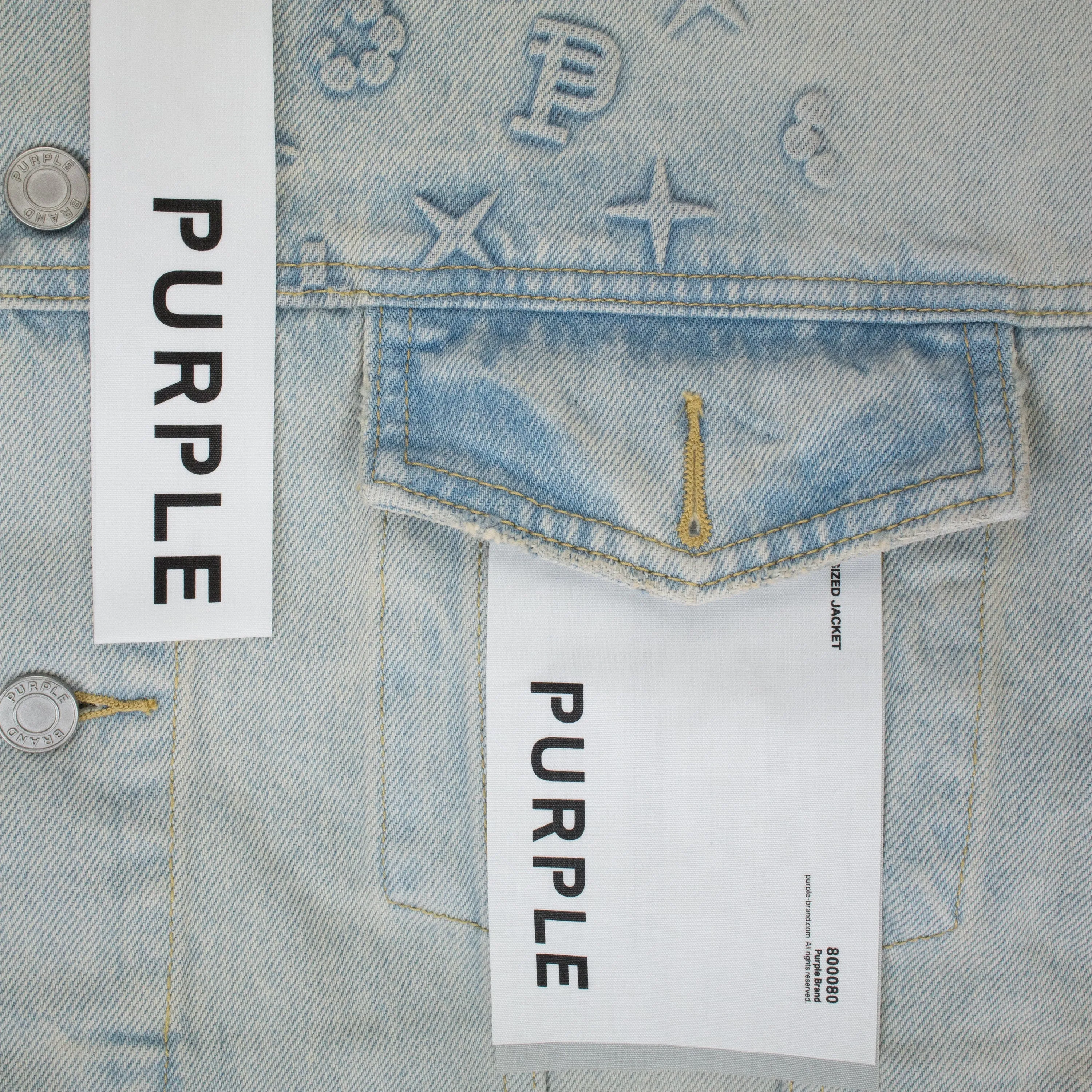 VESTE BOSSELLÉE Indigo VESTES EN DENIM