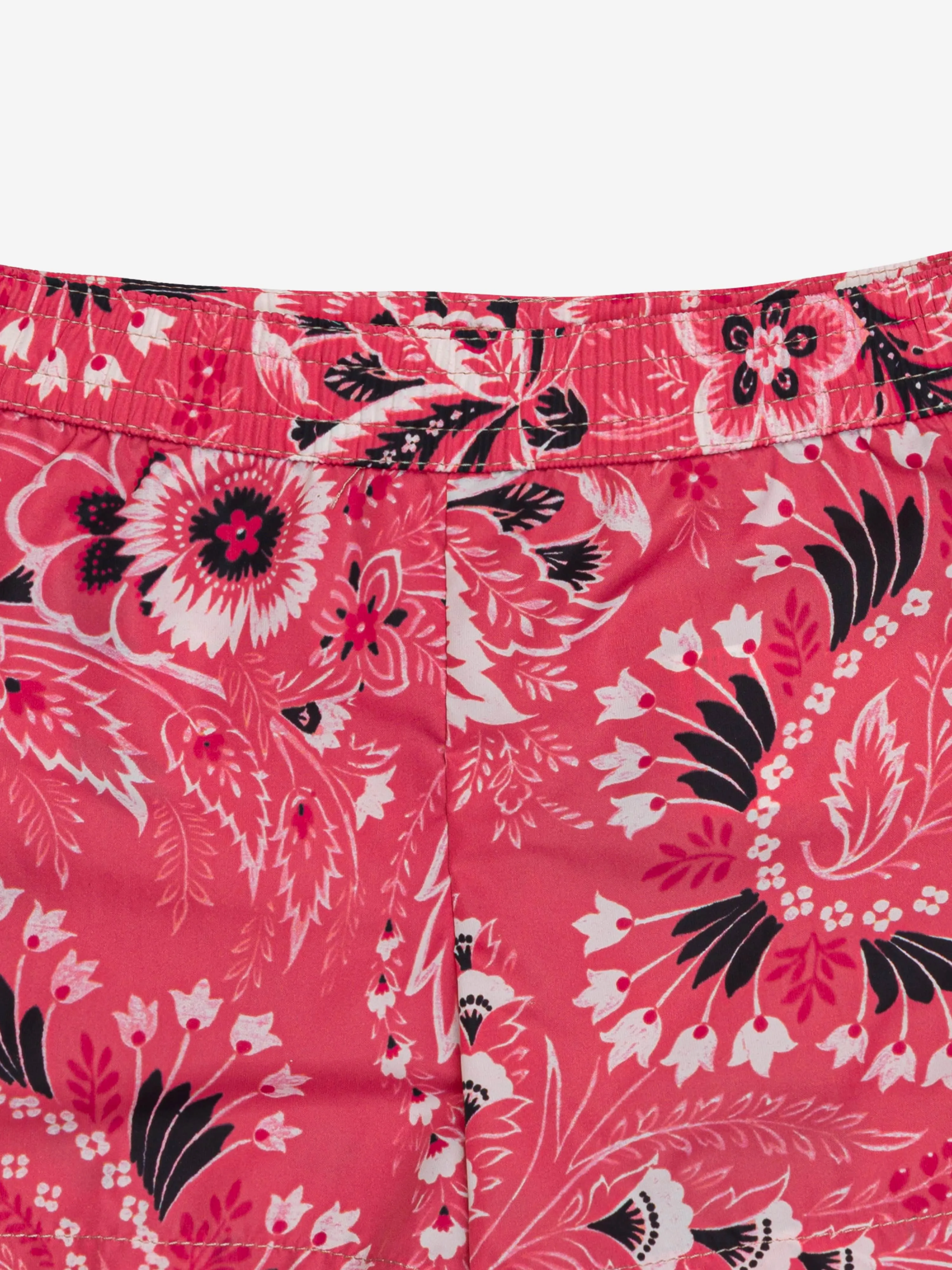 Etro Boys Shorts de Bain à Motifs Floraux Paisley en Rose