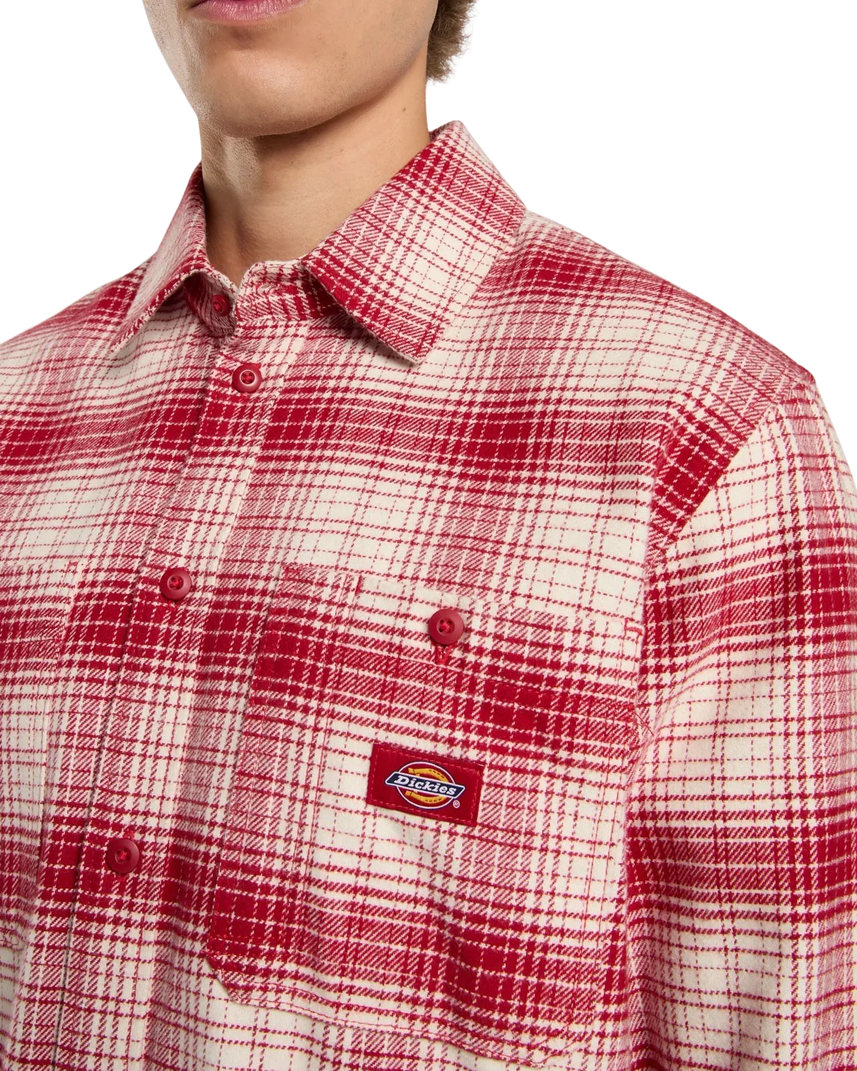 T-shirt Evansville en Rouge Anglais