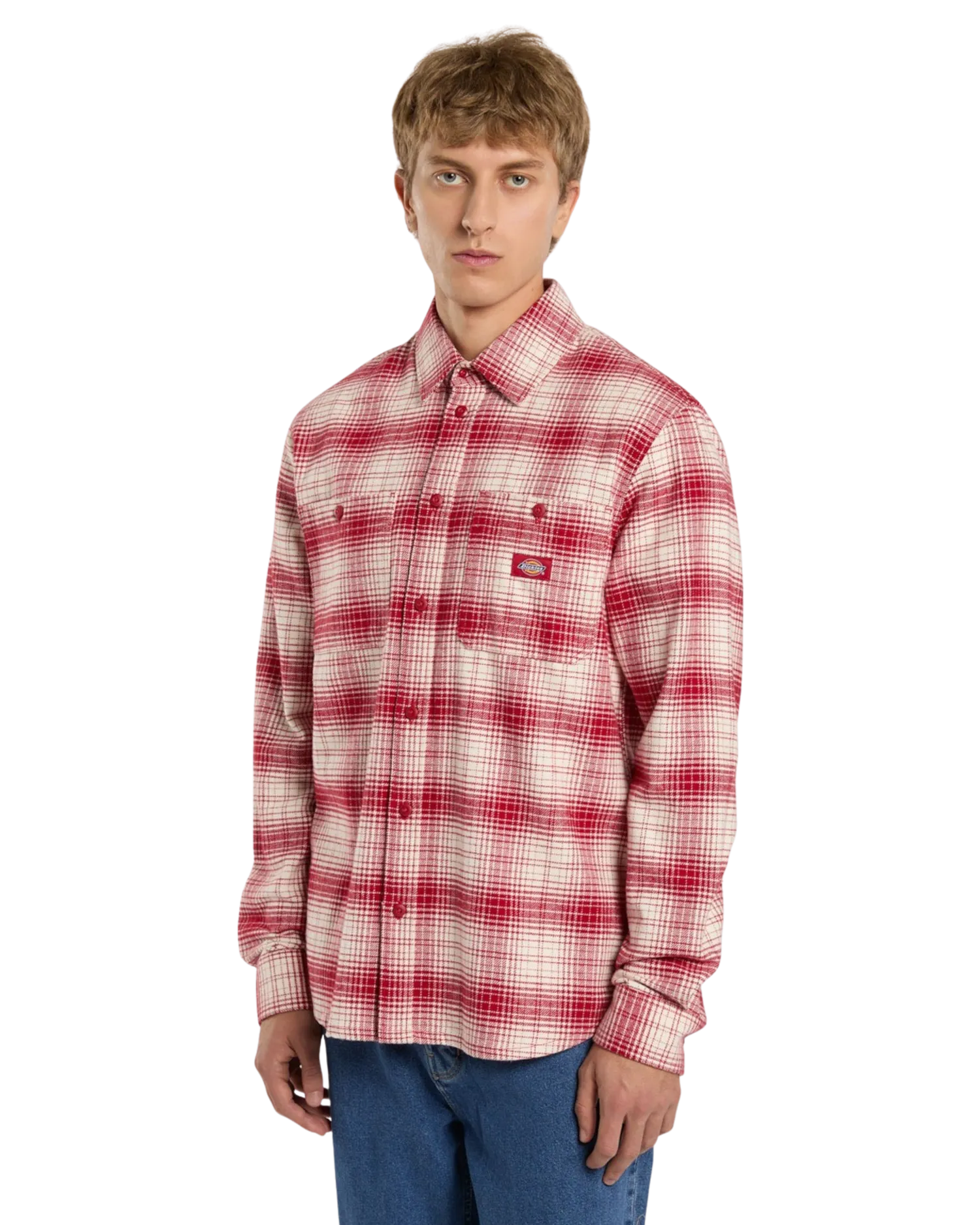 T-shirt Evansville en Rouge Anglais
