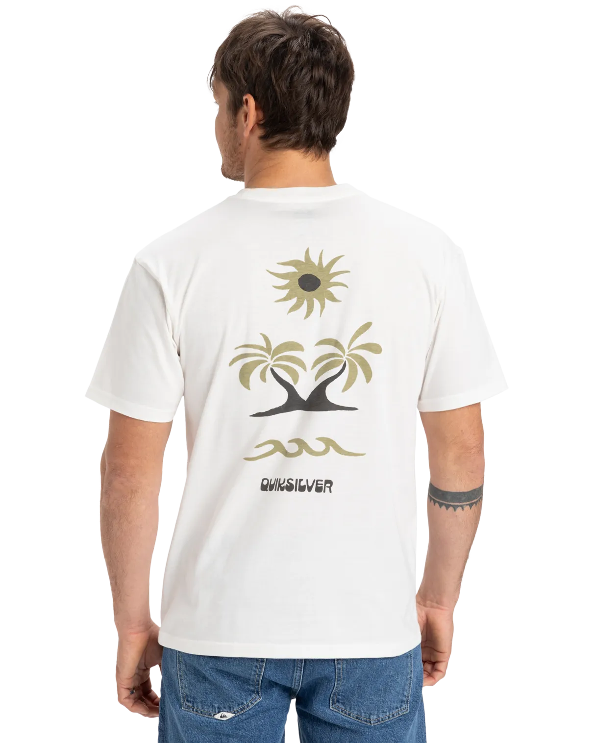 T-shirt EVO Roads End en blanc neige