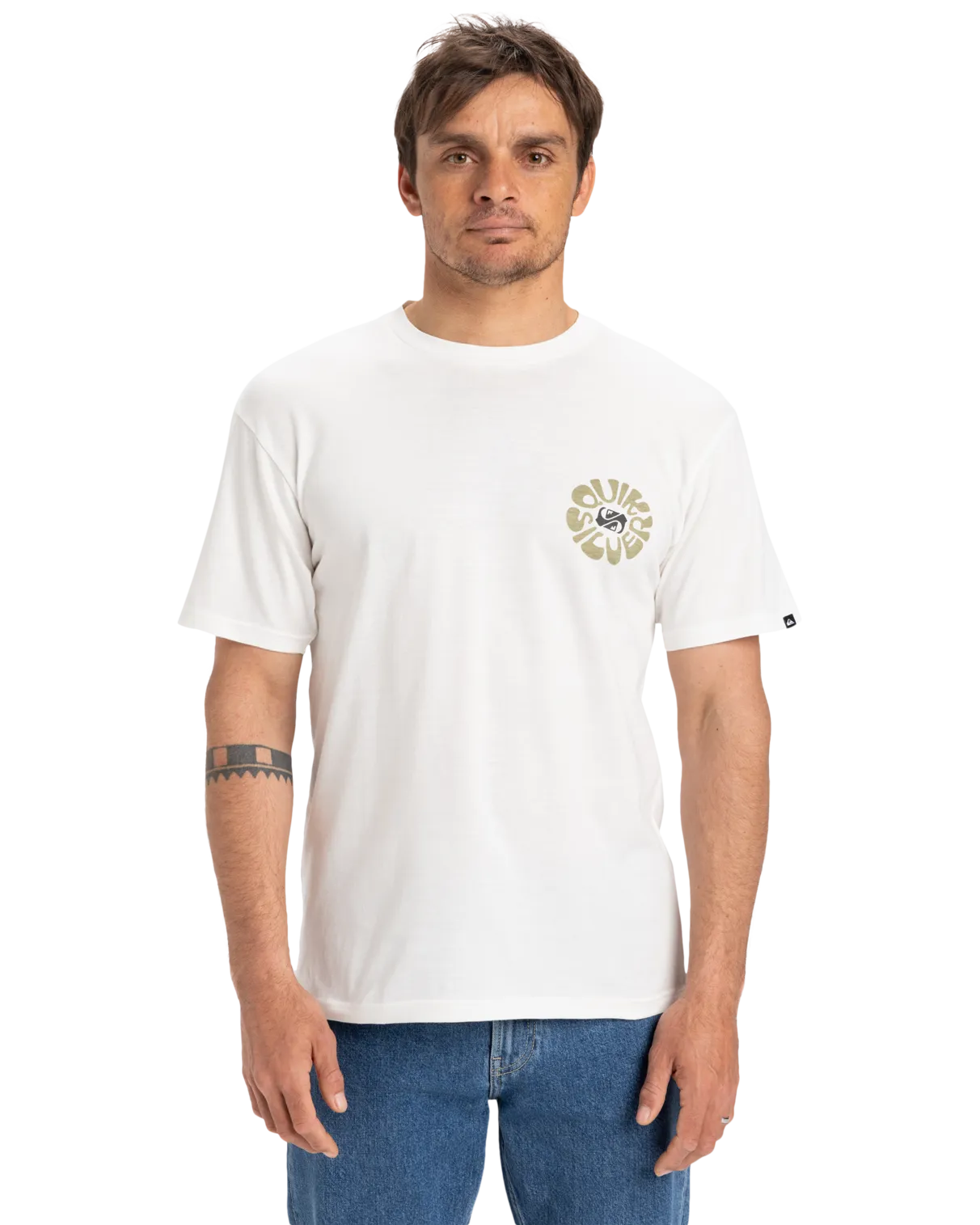 T-shirt EVO Roads End en blanc neige