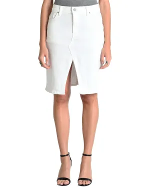 Fidelity Denim Jupe Royale Blanche