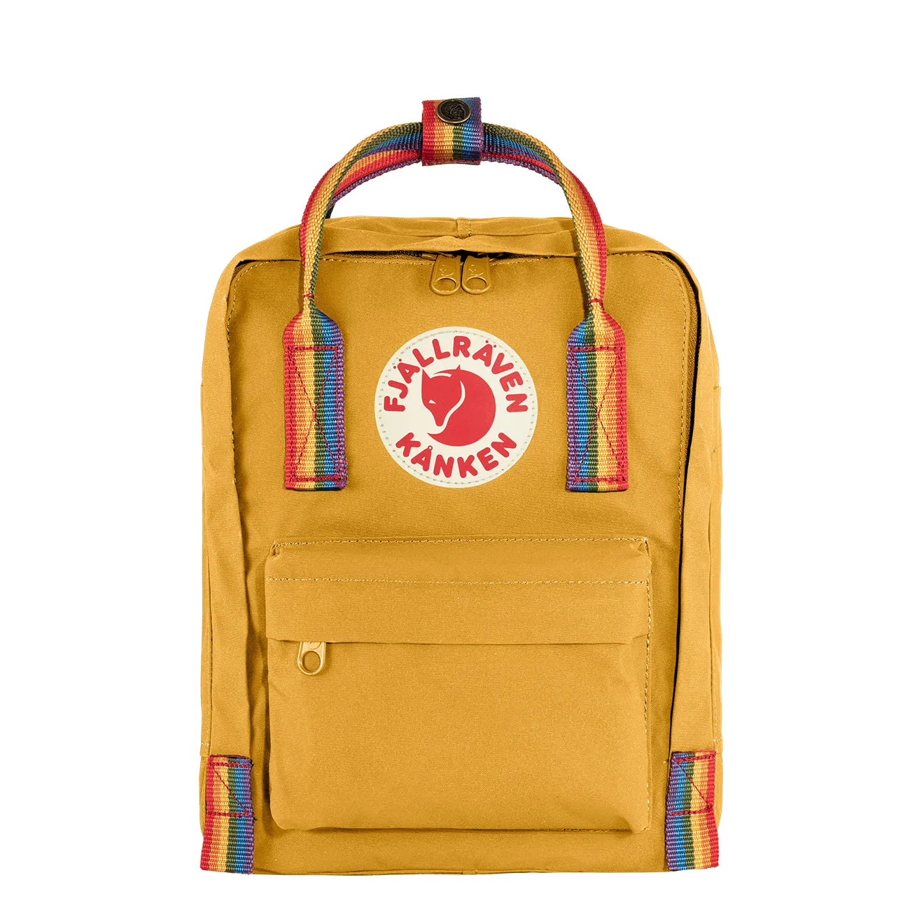Fjallraven Kanken Mini Arc-en-ciel Ocre / Sacs Arc-en-ciel Fjallraven Kanken