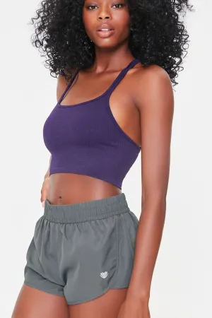Forever 21 Shorts Actifs pour Femme à Ourlet Découpé Gris Forever 21
