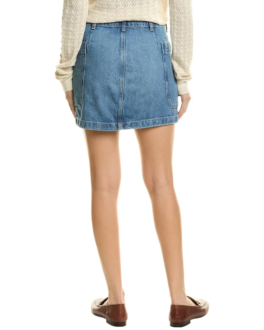 FRAME Denim Cargo Mini Jupe