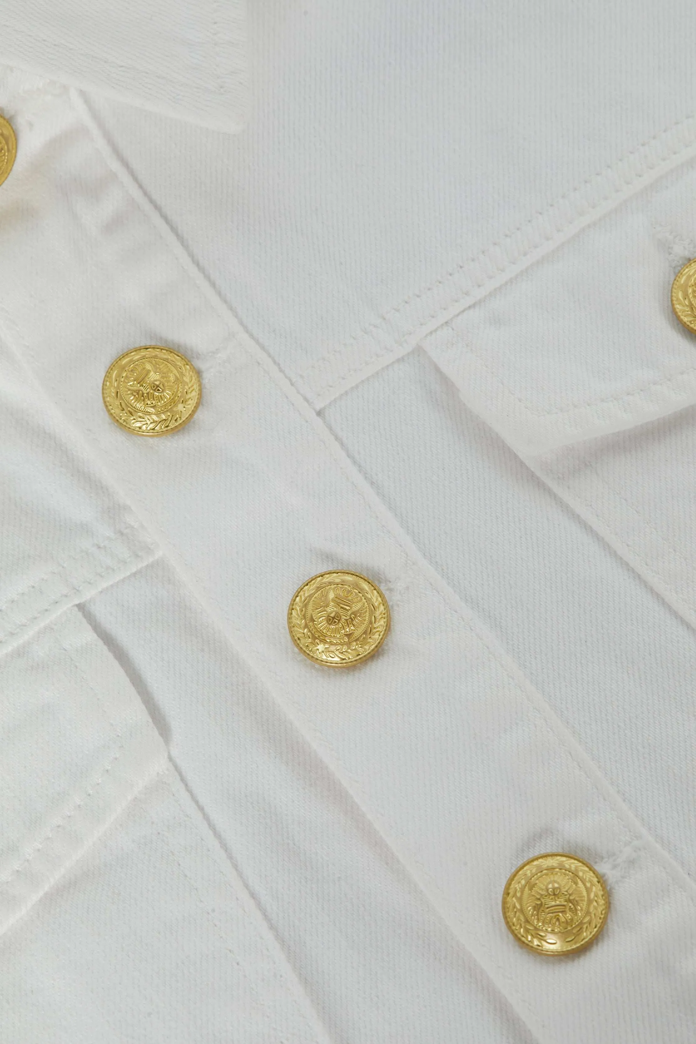 Veste en jean Genevie coupée