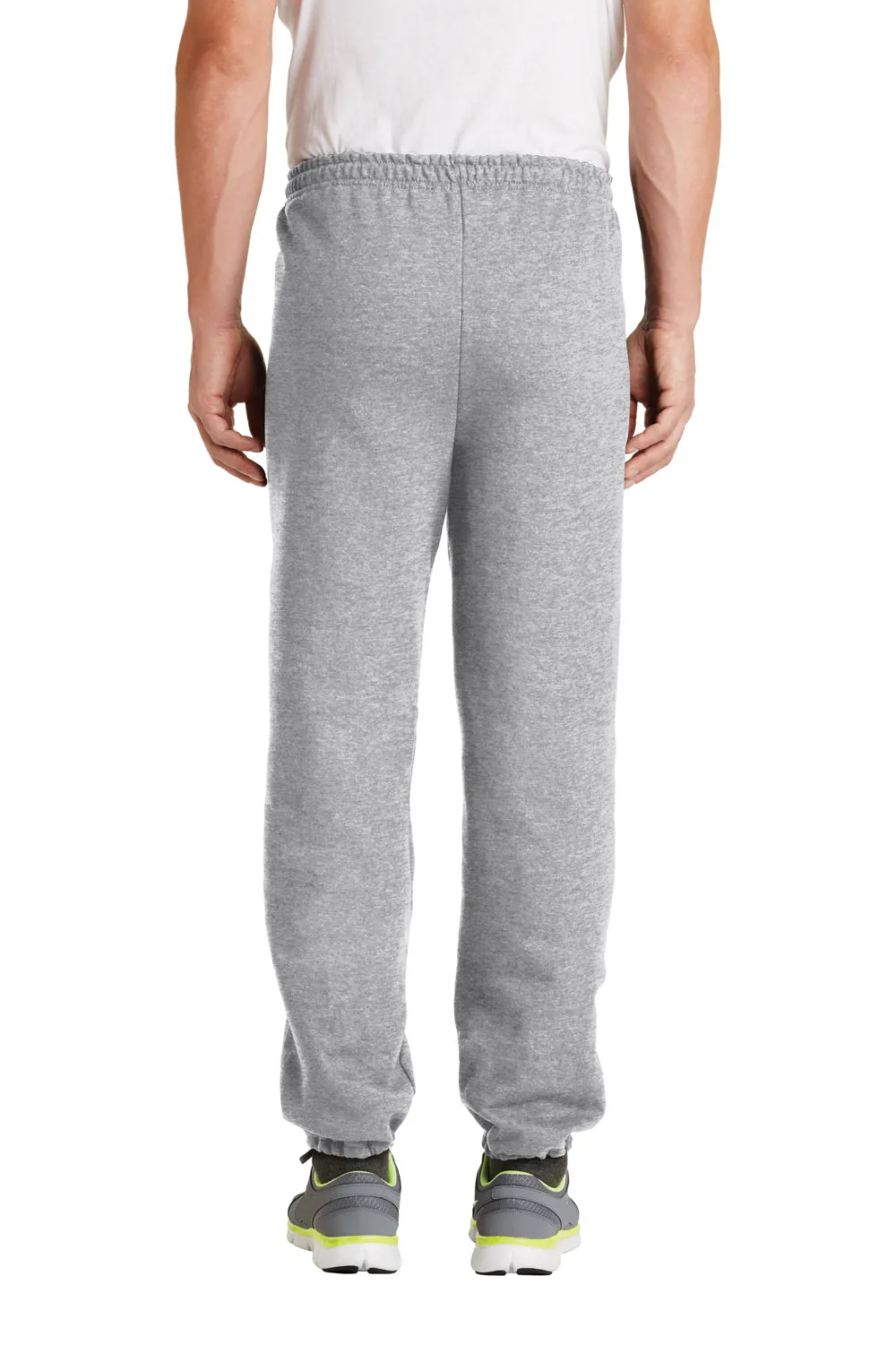 Pantalon de survêtement pour hommes Gildan en mélange lourd - Gris sport