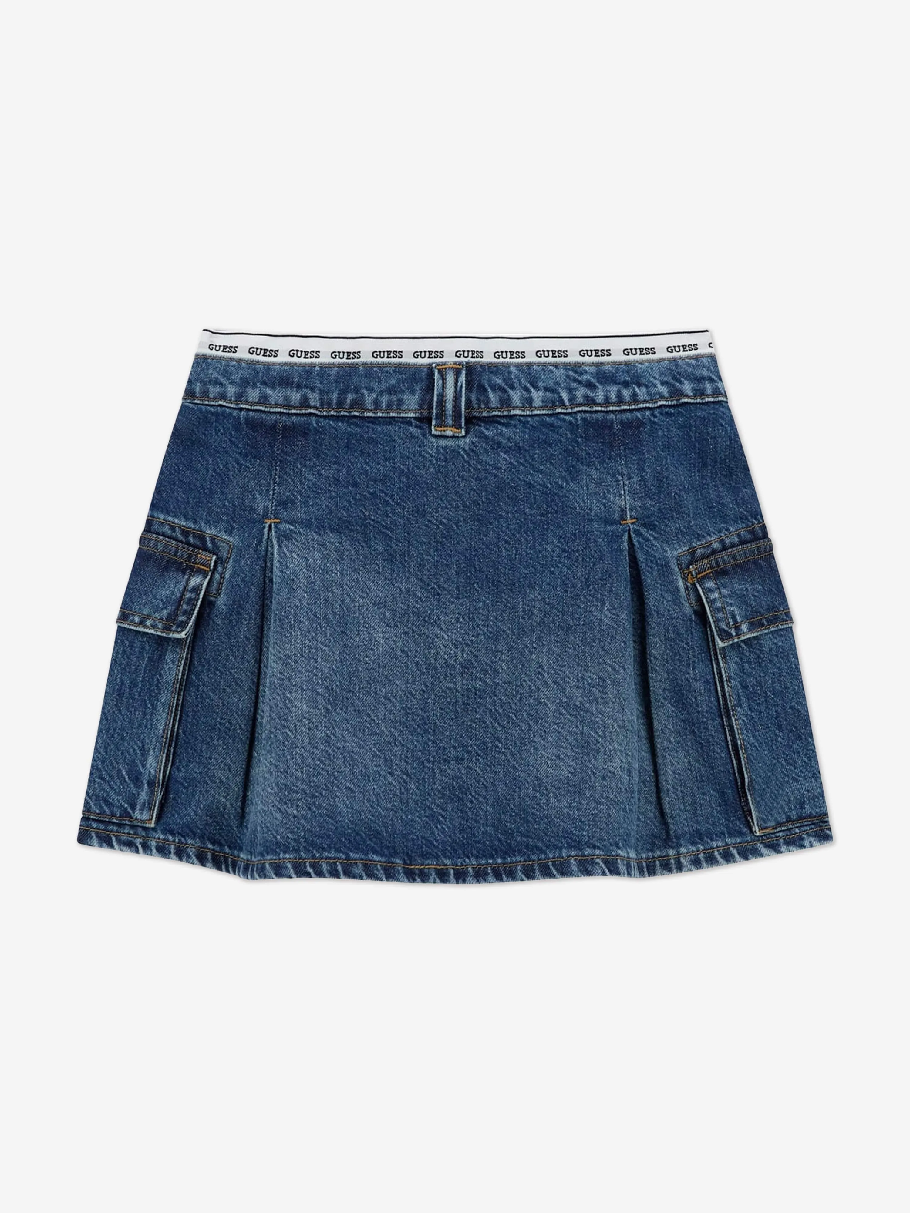 Jupe Sportive en Jean Bleu pour Filles
