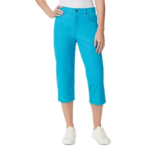 Gloria Vanderbilt Femmes Amanda Capri Jeans Capri à Ourlet Fendu en Jean