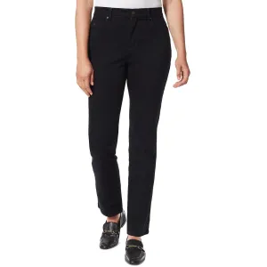 Gloria Vanderbilt Femmes Petites Jeans à Taille Haute Jambe Droite Unie