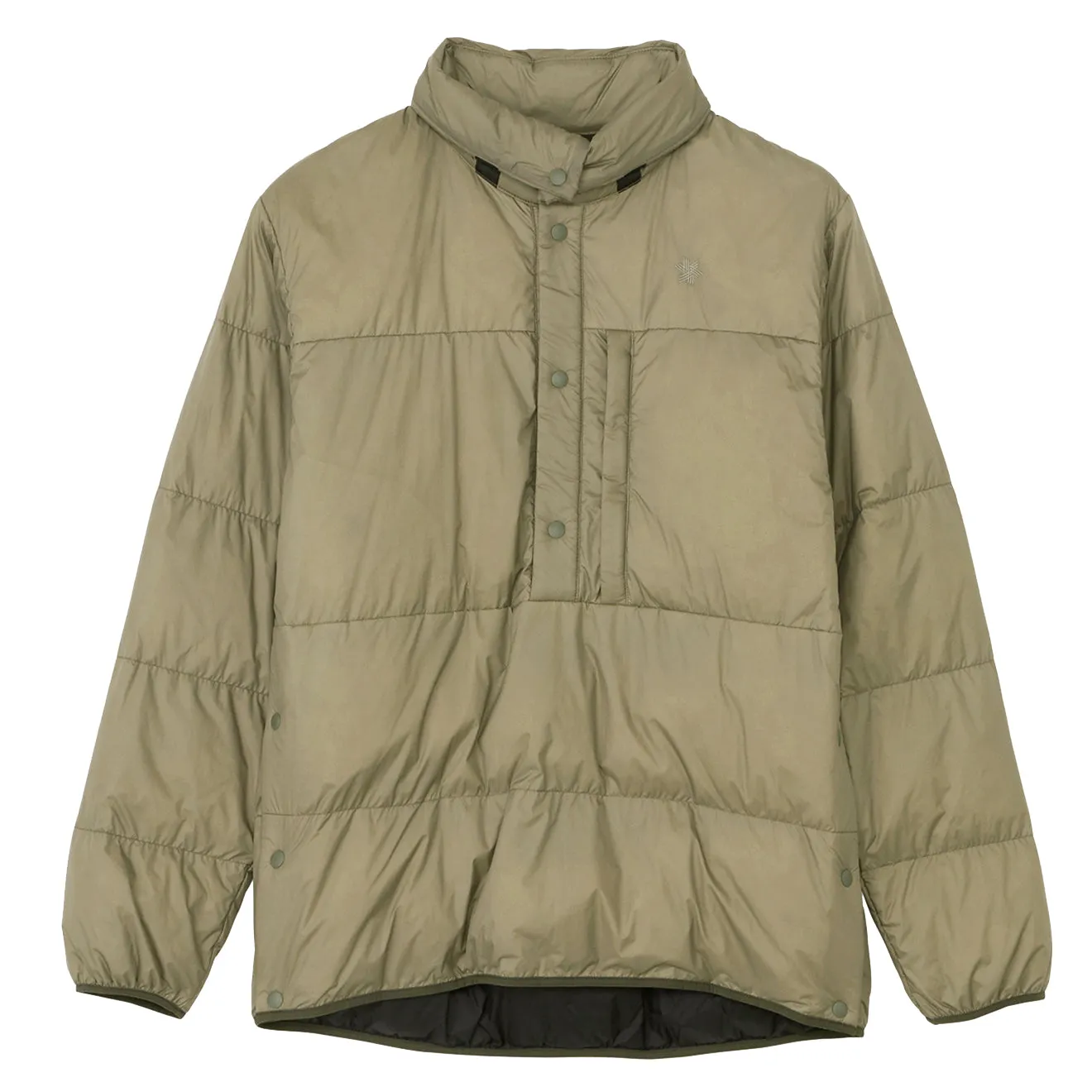 Goldwin Pull-over Mid en duvet Quantum Vert Chêne