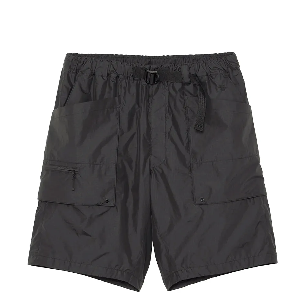 Goldwin Shorts Cargo Léger Rip-Stop Noir