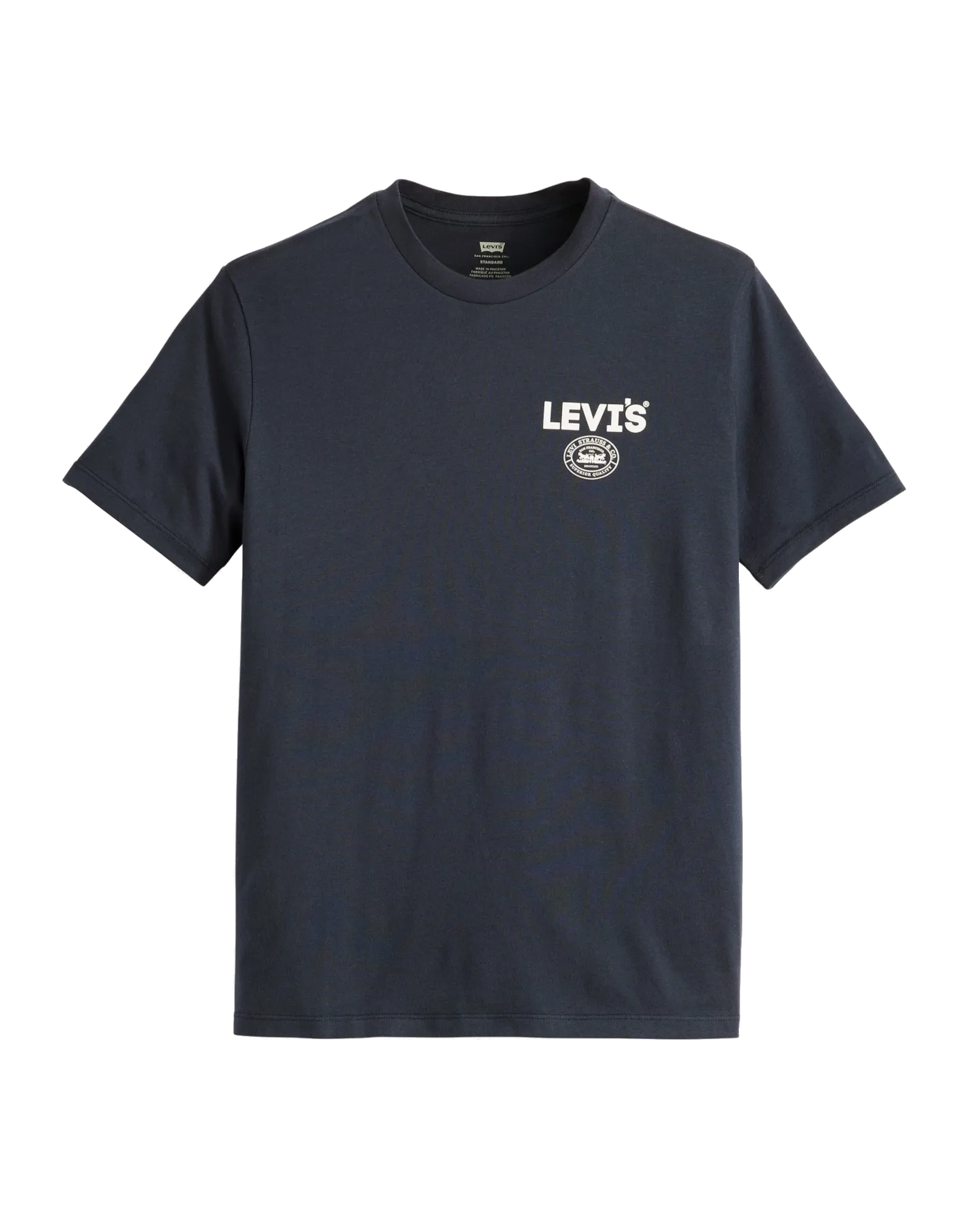 T-Shirt Graphique Coolmax en Bleu Marine Blazer