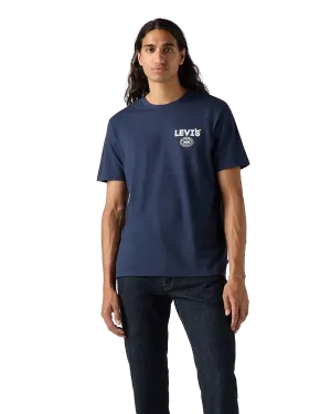 T-Shirt Graphique Coolmax en Bleu Marine Blazer