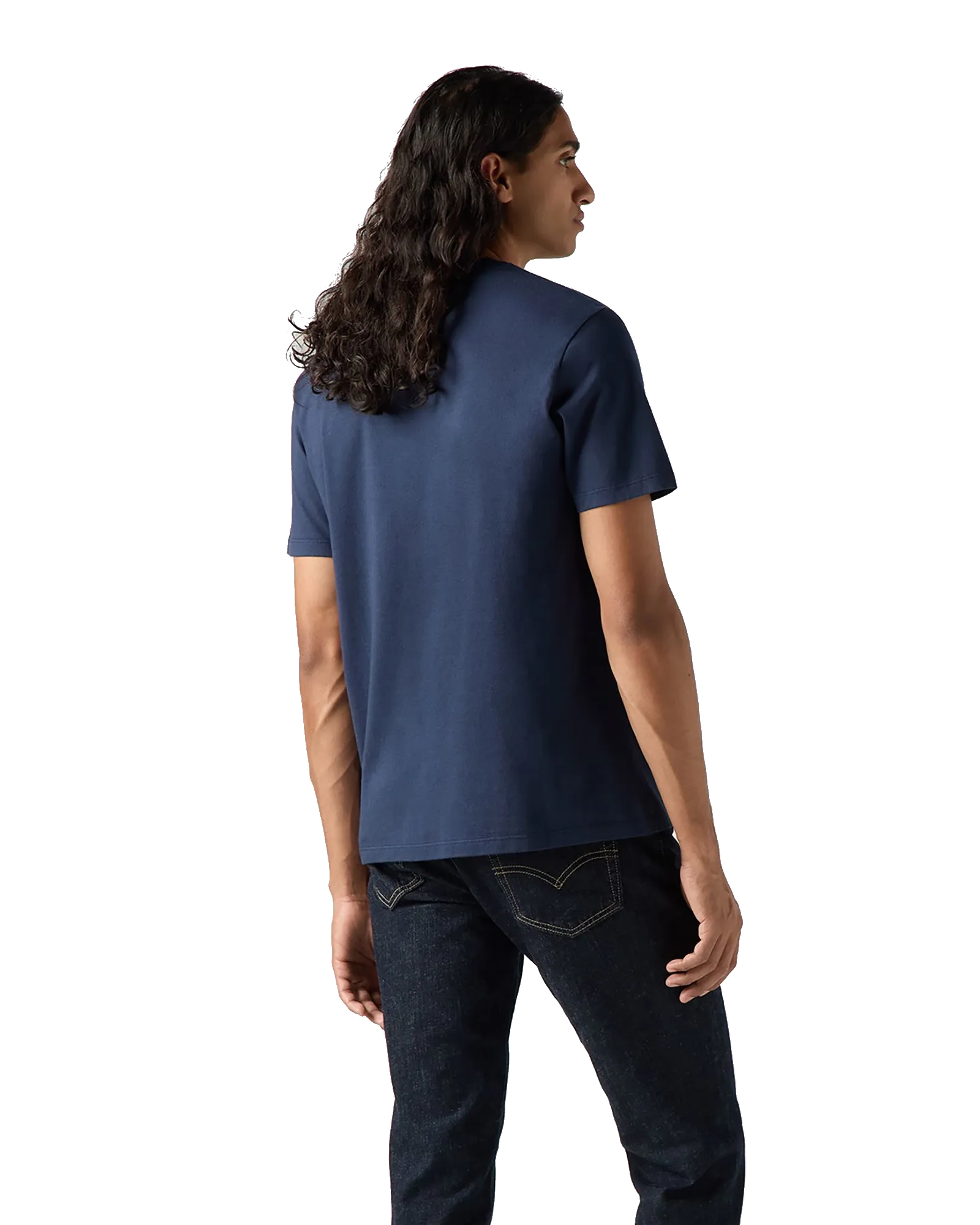 T-Shirt Graphique Coolmax en Bleu Marine Blazer
