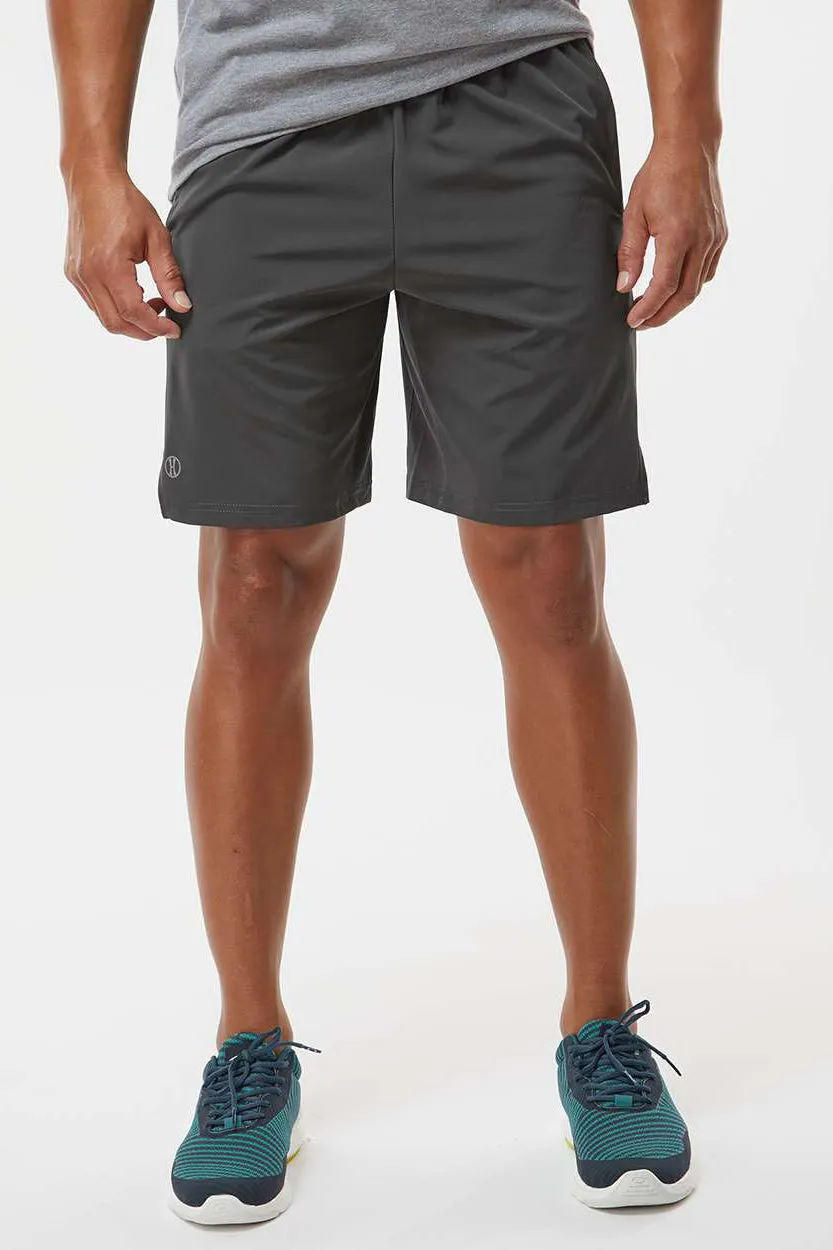 Holloway Shorts de Sport pour Hommes à Séchage Rapide avec Poches - Gris Anthracite