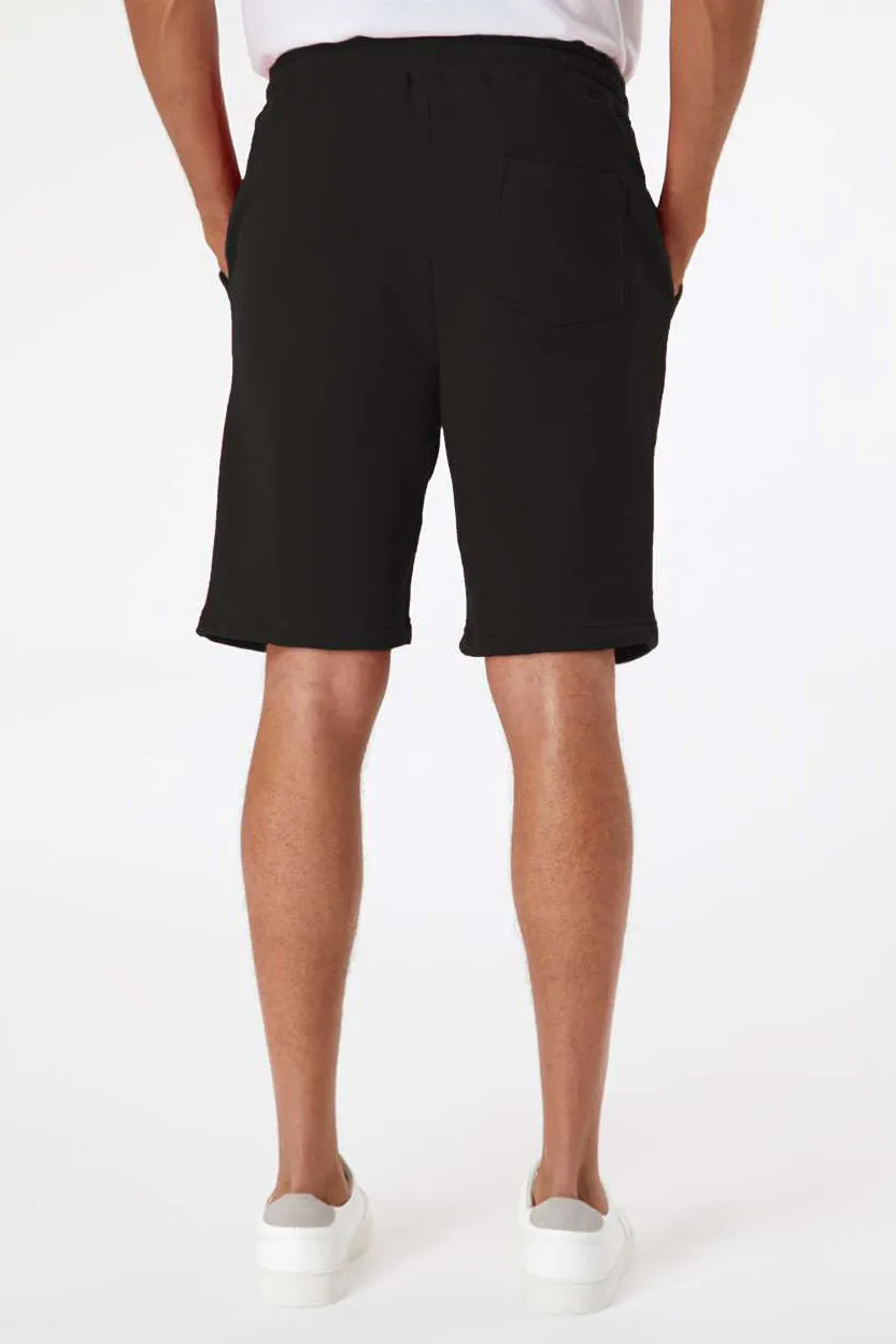 Independent Trading Company Shorts en Polaire pour Homme avec Poches - Noir