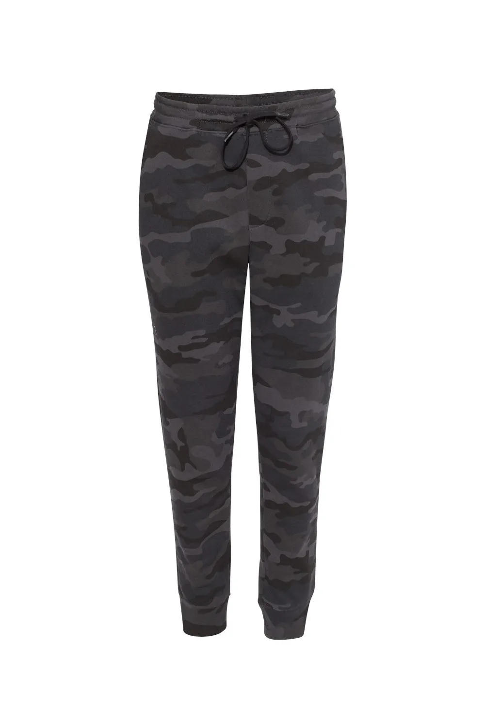 Pantalon de survêtement en polaire pour hommes avec poches - Camouflage noir