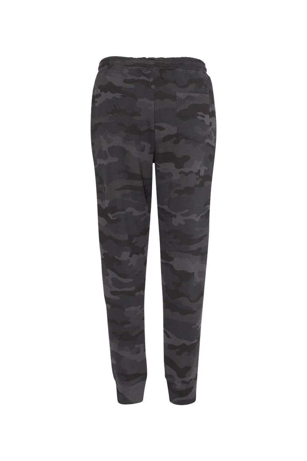 Pantalon de survêtement en polaire pour hommes avec poches - Camouflage noir