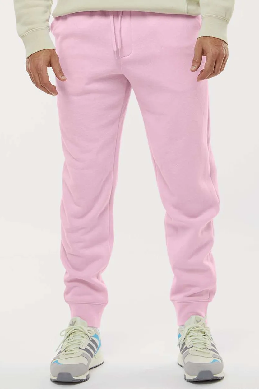 Pantalon de survêtement en polaire pour hommes avec poches - Rose clair