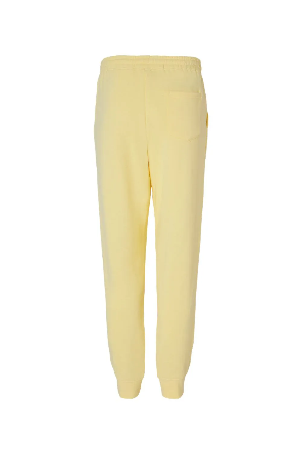Pantalon de survêtement en polaire pour hommes avec poches - Jaune clair