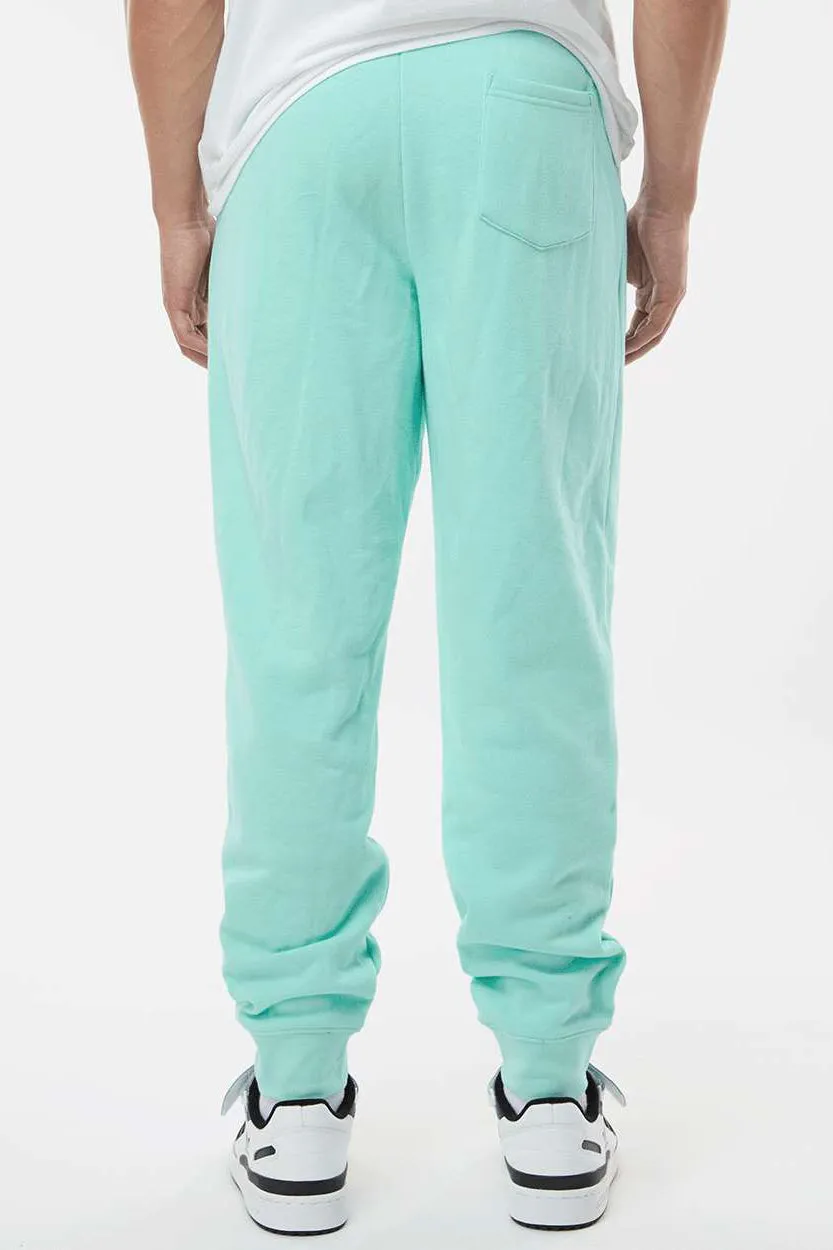 Pantalon de survêtement en polaire pour hommes avec poches - Vert menthe