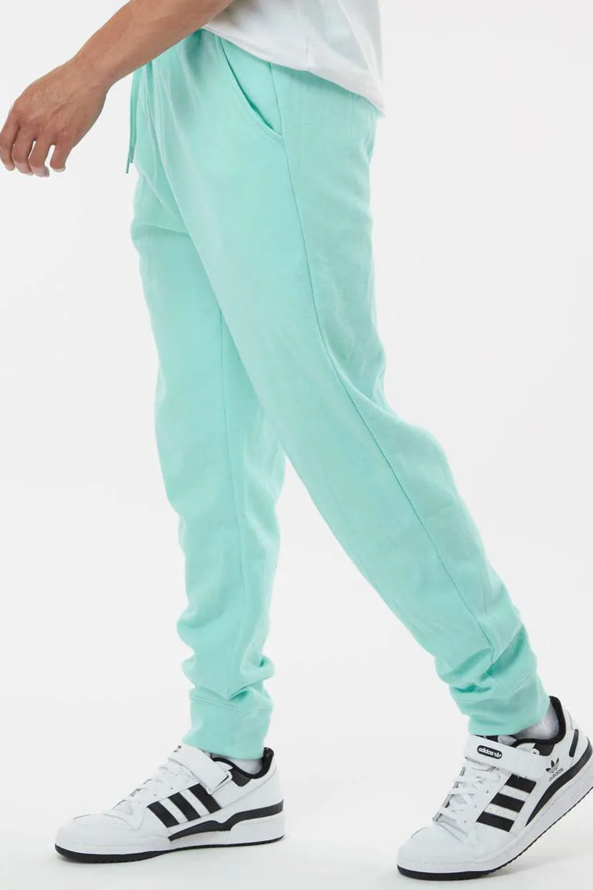 Pantalon de survêtement en polaire pour hommes avec poches - Vert menthe