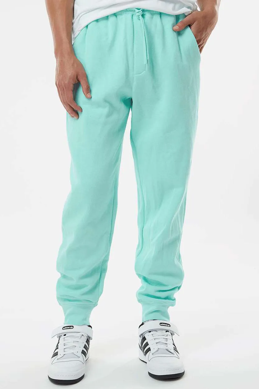 Pantalon de survêtement en polaire pour hommes avec poches - Vert menthe