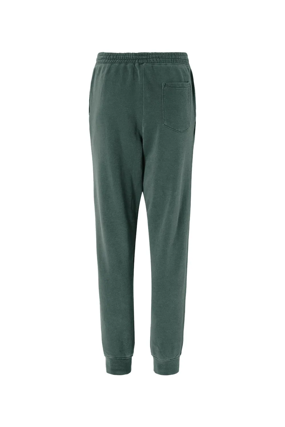 Pantalon de survêtement en polaire teint par pigmentation pour hommes avec poches - Vert alpin