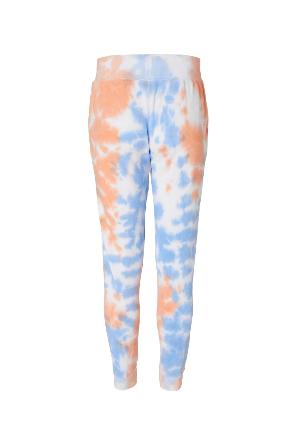 J America Pantalon de jogging en polaire tie-dye pour homme avec poches - Coucher de soleil