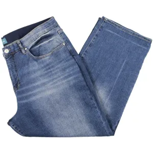Jag Jeans Femmes Plus Haute Taille Jeans Droit Lavage Whisker