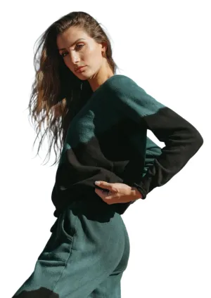 Pull Jala Chill Teinture nouée bleu sarcelle