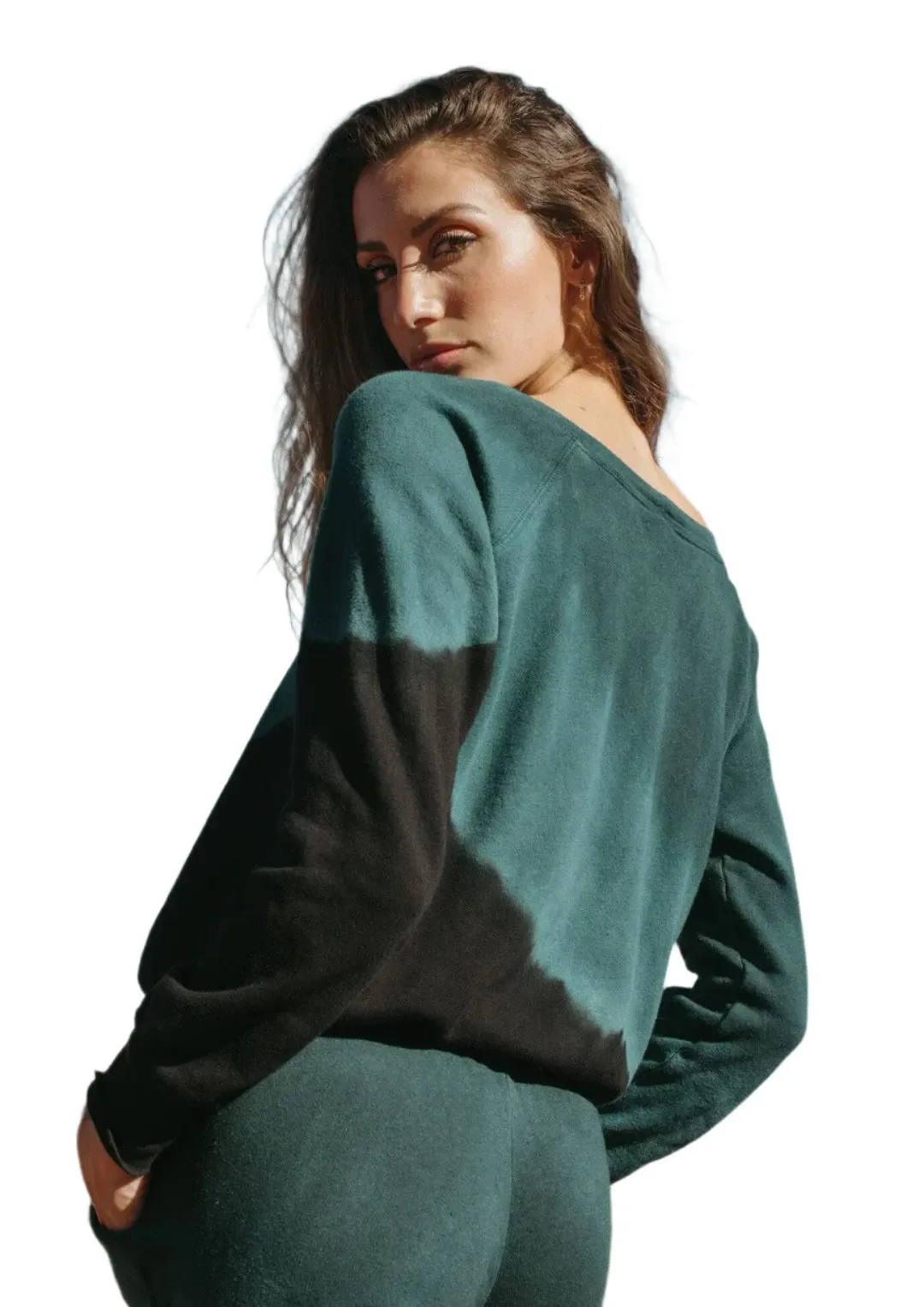Pull Jala Chill Teinture nouée bleu sarcelle
