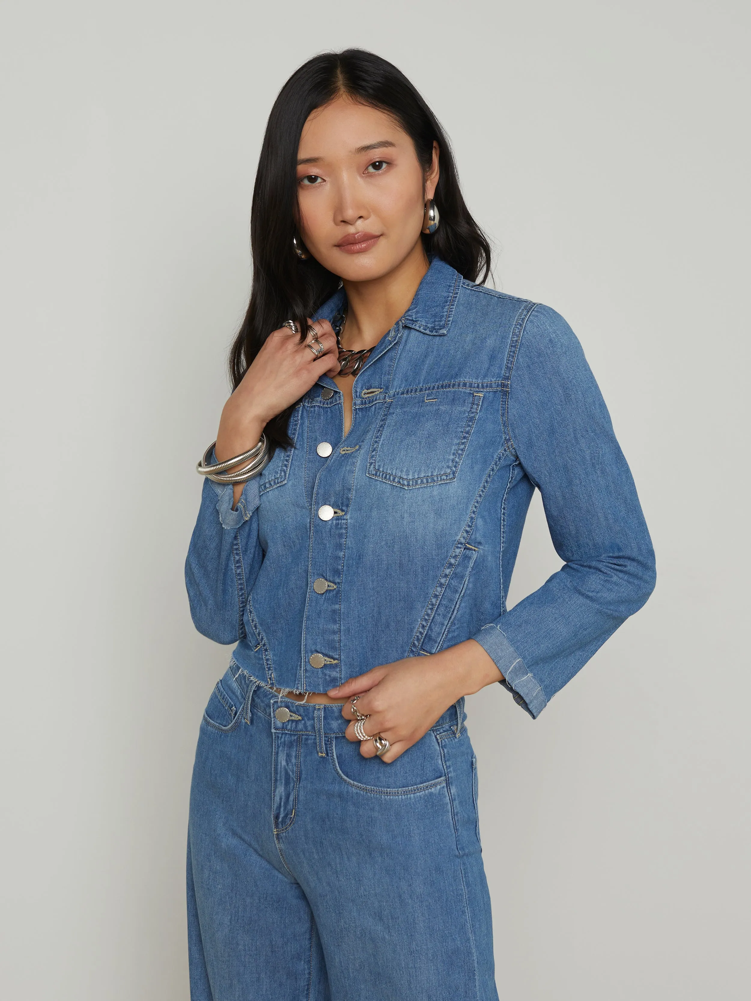 Veste en denim Janelle