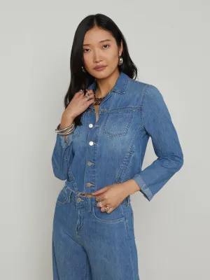 Veste en denim Janelle