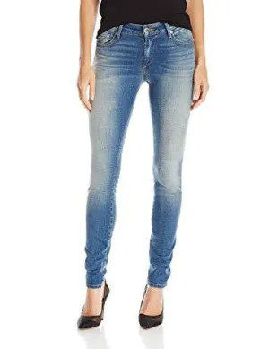 Jennie Curvy Skinny Jean, Indigo Délavé, 26