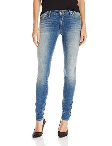 Jennie Curvy Skinny Jean, Indigo Délavé, 26