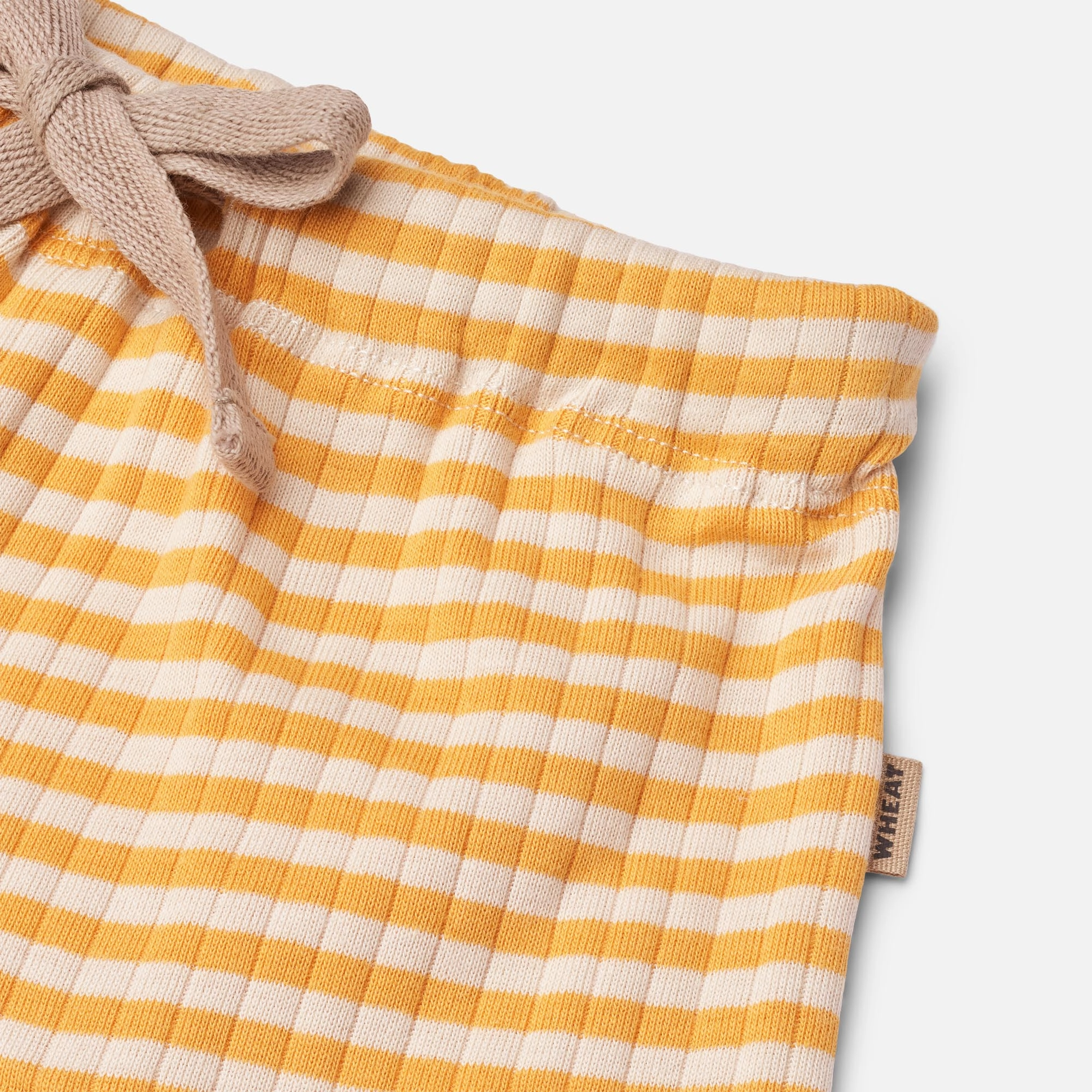 Short de sport Vic en jersey - rayure jaune