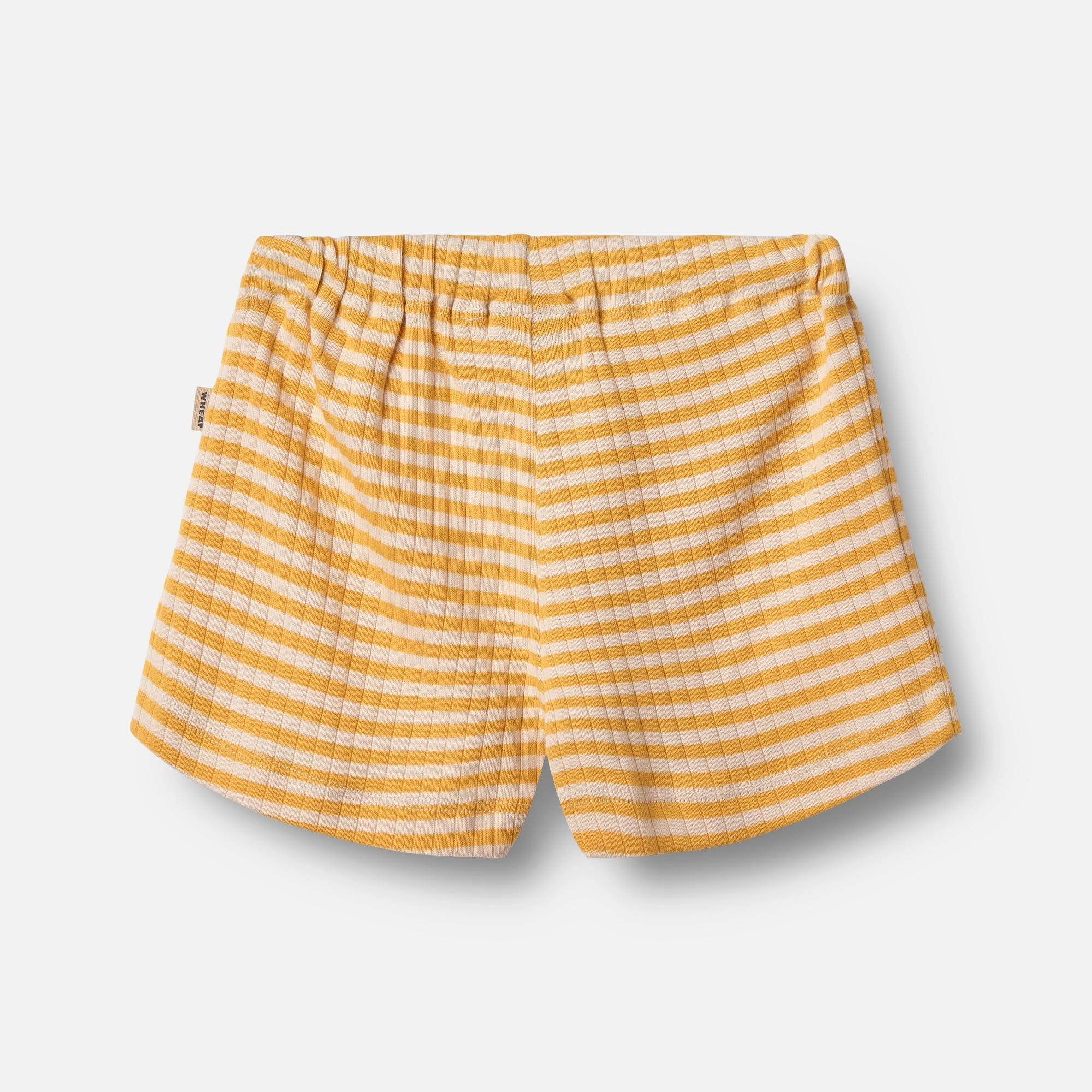 Short de sport Vic en jersey - rayure jaune