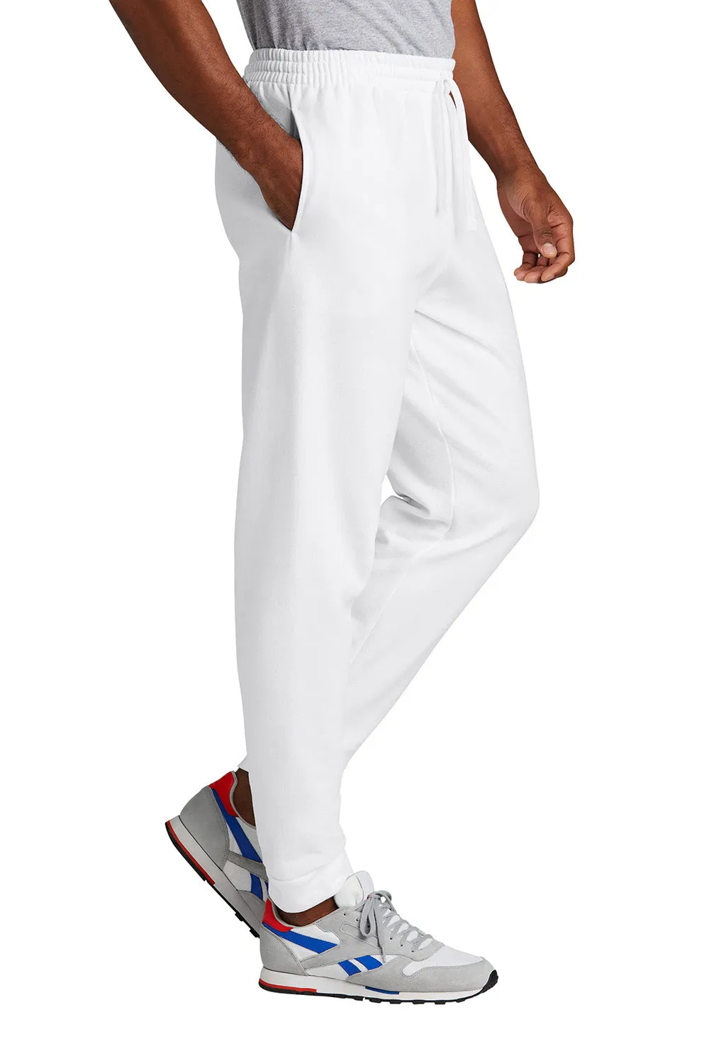 Pantalon de jogging en polaire NuBlend pour hommes Jerzees avec poches - Blanc