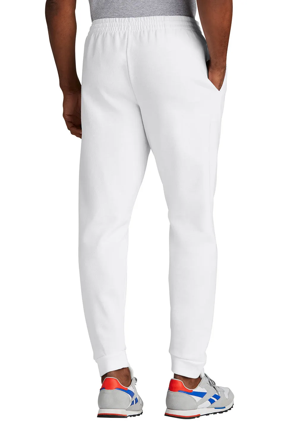 Pantalon de jogging en polaire NuBlend pour hommes Jerzees avec poches - Blanc