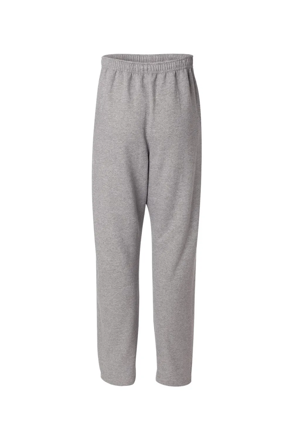 Pantalon de survêtement résistant aux boules de pilules Jerzees pour hommes avec poches et bas ouvert - Gris Oxford