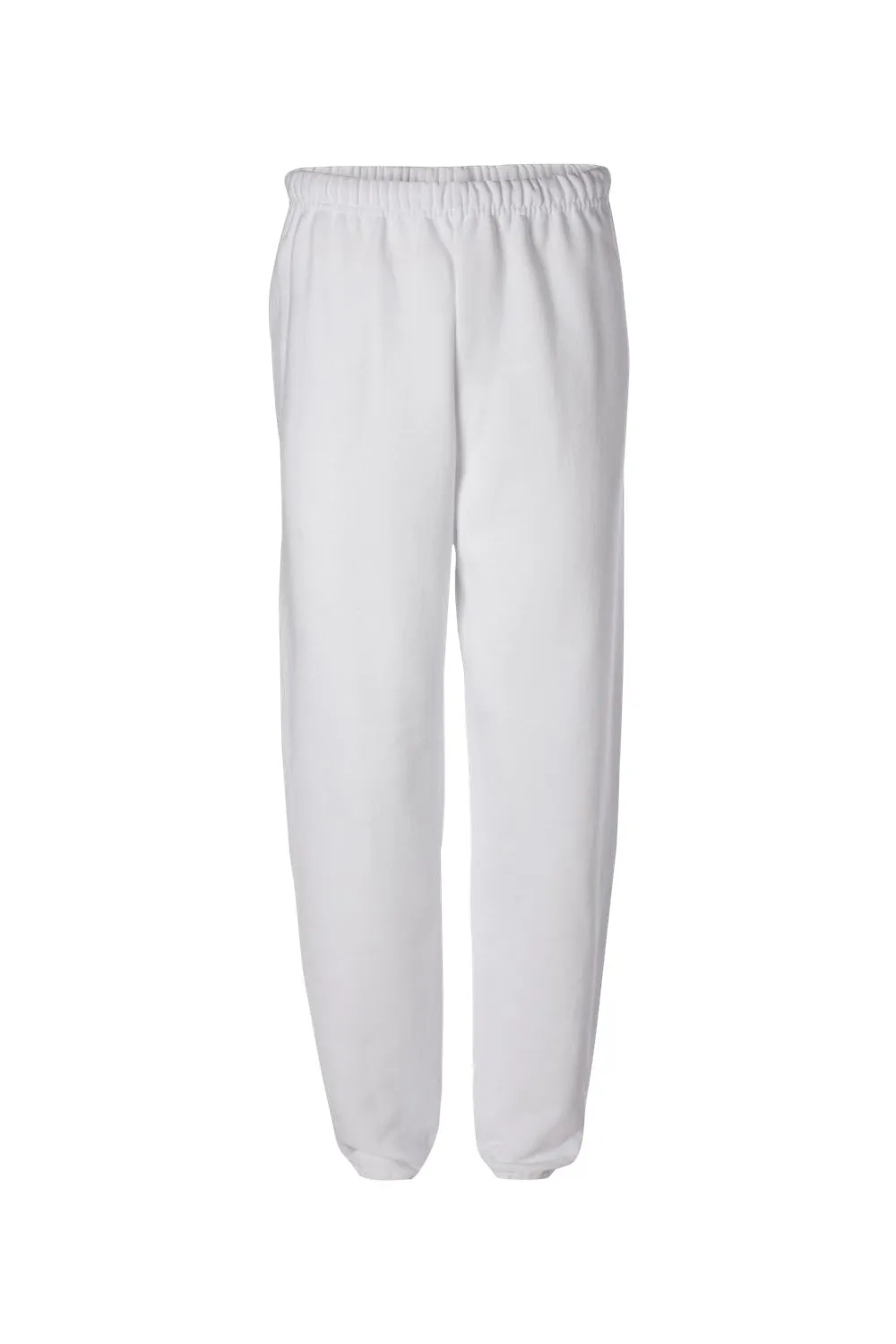 Pantalon de survêtement en polaire résistant aux boules Jerzees NuBlend pour homme - Blanc