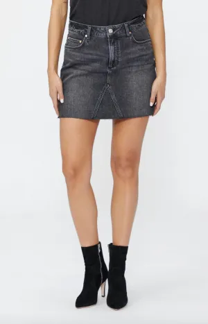 Jessie Mini-jupe en jean noir vague