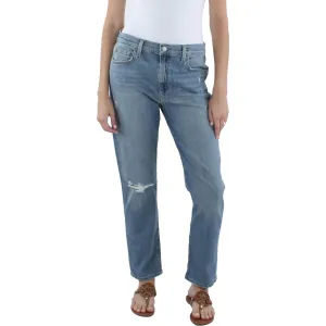 Jean droit délavé pour femme à taille haute de Joe
