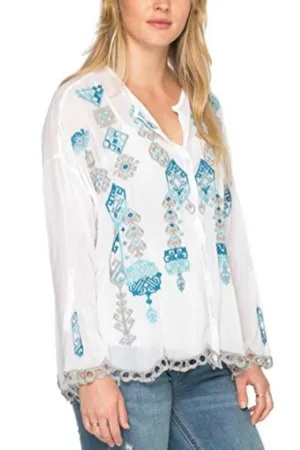 Johnny Was Blouse Bali à Boutons