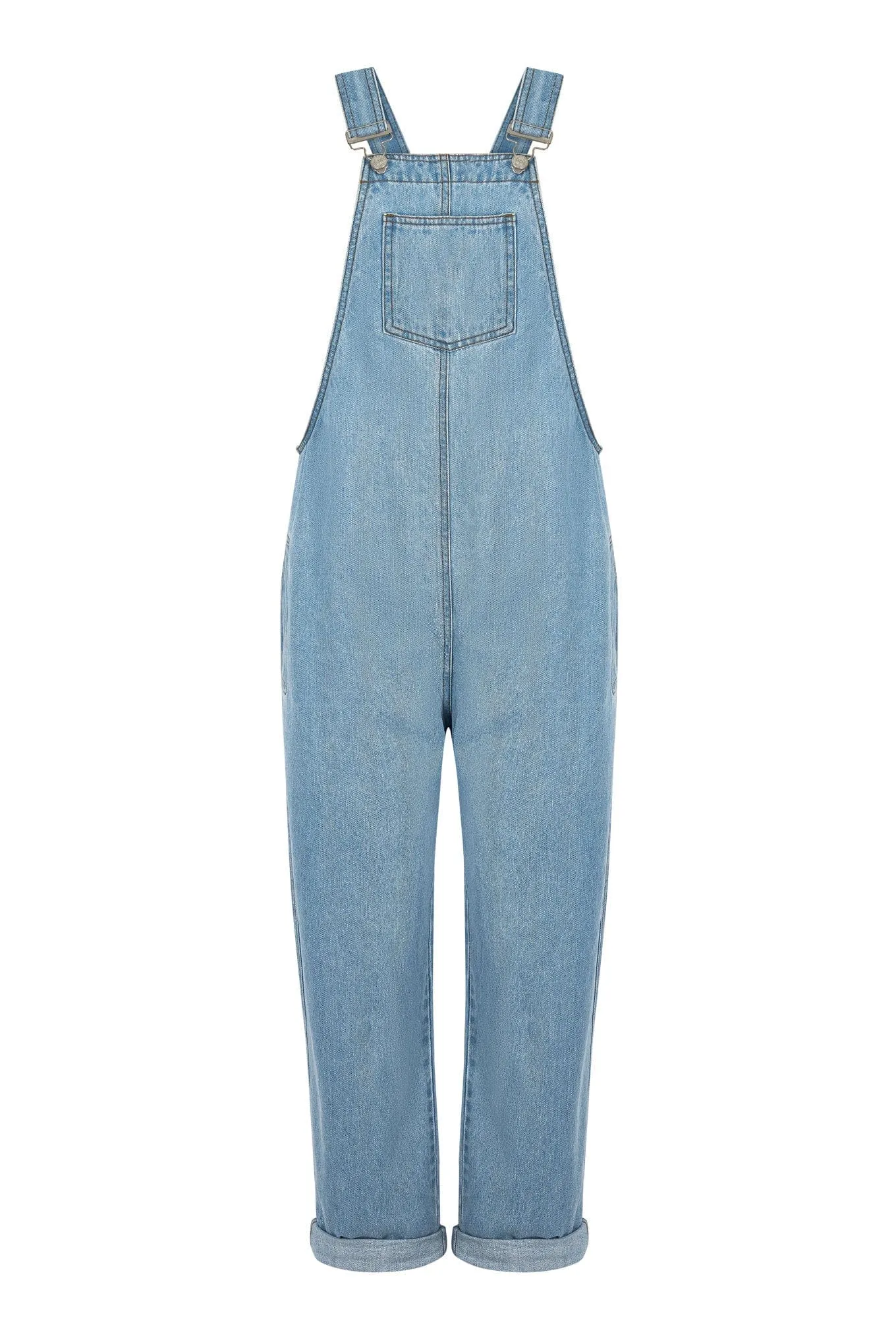 Salopette en Denim Bio Joy | Bleu Clair